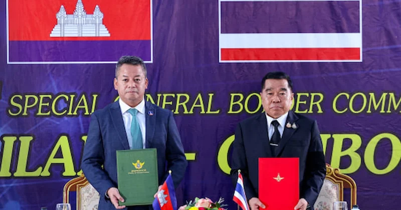 Haftaladır savaşan Tayland ve Kamboçya, ateşkes anlaşması imzaladı Sözcü Gazetesi