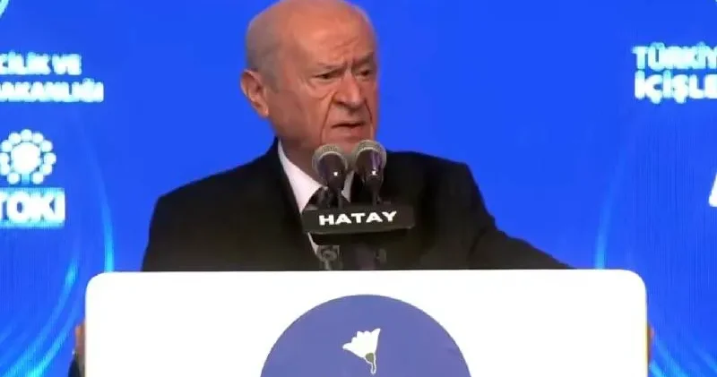 Bahçeli: Cumhurbaşkanı Recep Tayyip Erdoğan günümüzün Süleyman ı; Murat Kurum da Mimar Sinan ıdır