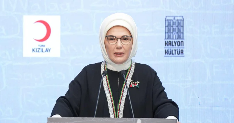 Emine Erdoğan: Filistin i savunmak, insan kalma hakkımızı savunmaktır