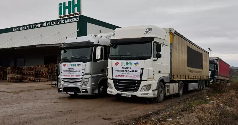 İHH savaş mağduru Ukraynalılara 4 tır yardım gönderiyor
