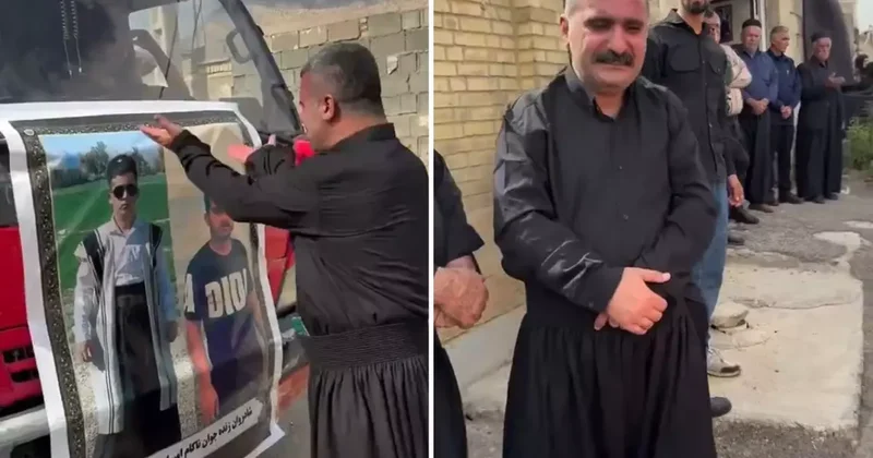 İki oğlunu kaybeden babanın yas ritüeli cenazeye damga vurdu