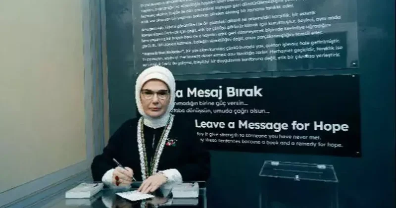 Emine Erdoğan: Filistin de tek bir çiçek bile solsa mutlaka sanata konu olmalıdır