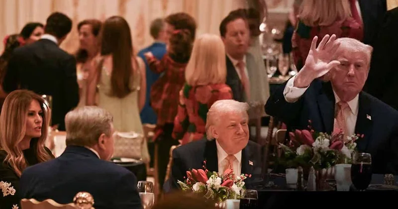 Trump, Noel arifesinde garip bir akşam yemeği geçirdi Sözcü Gazetesi