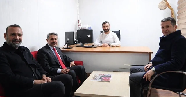 Milletvekili Alkayış tan İHA ya ziyaret Adıyaman Haberleri