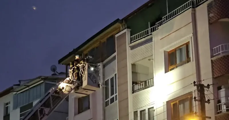 Ankara da apartmanda yangın! Ekipler sevk edildi
