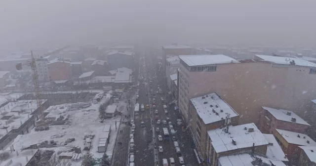 Muş ta kar yağışı etkili oldu Muş Haberleri