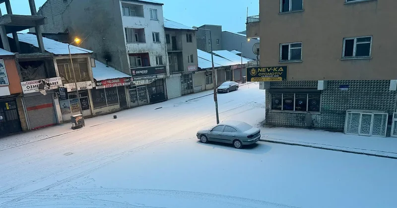 Ağrı da kar yağışı