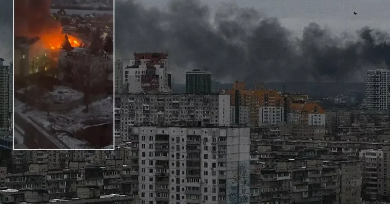 30 bin dolarlık kabus! Kiev e 500 atış yapıldı, her noktadan alevler yükseliyor
