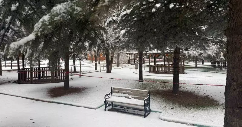 Patnos’ta beklenen kar yağışı başladı