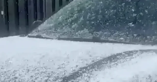 Ankara ya mevsimin ilk karı düştü VİDEO İZLE