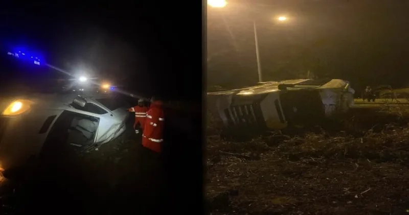 Adana ve Mersin de işçi servisleri devrildi: Peş peşe kazalarda toplam 26 işçi yaralandı