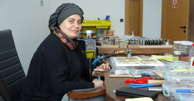 40 yaşından sonra takı tasarımcısı oldu Trabzon Haberleri