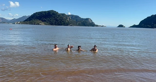 Dün sağanak yağış, bugün deniz keyfi Muğla Haberleri