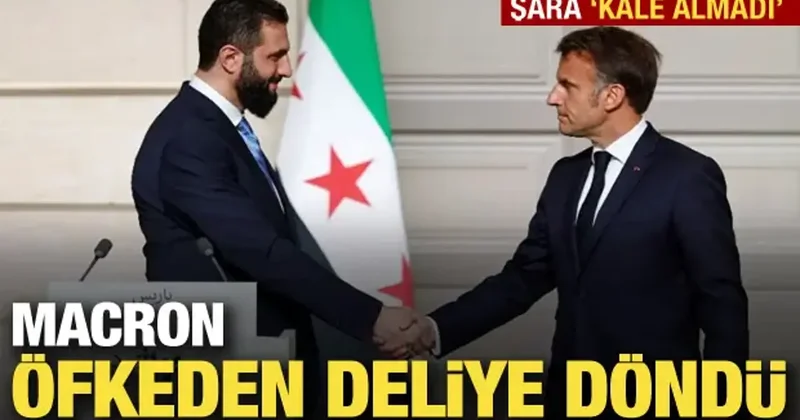 Şara telefonu açmadı! Macron öfkeden deliye döndü