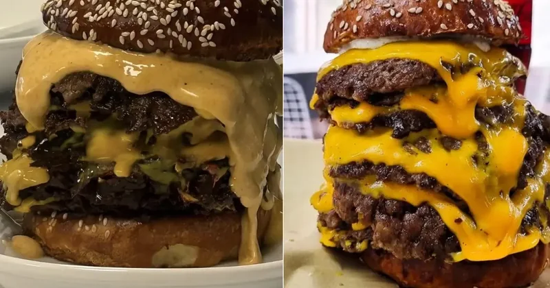 6 katlıyı yiyemeyen 8 katlıyı yiyemez kuralı getiren hamburgerciye inceleme başlatıldı