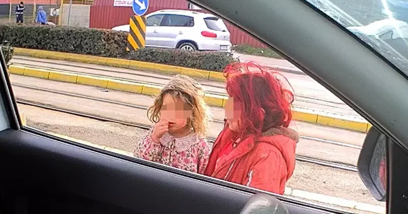 Kışın çıplak bacaklarla dilenen çocukların hali yürek burktu