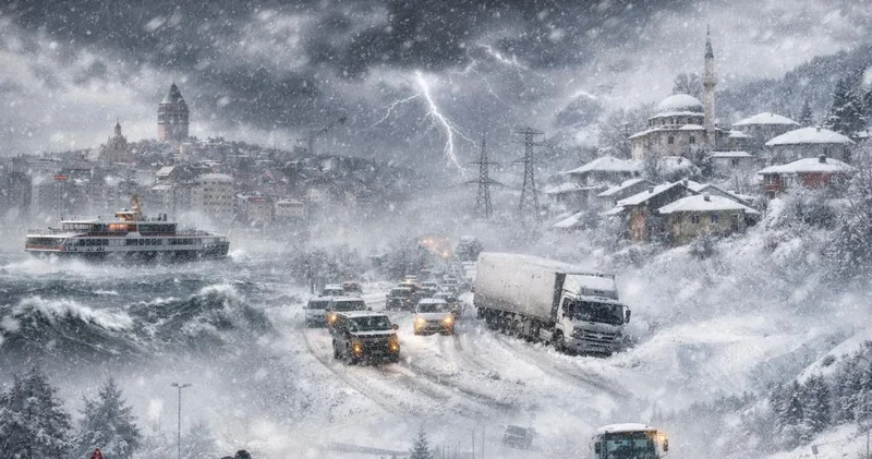 Ufuktaki lapa lapa kar adım adım yaklaştı! Meteoroloji 12 ili kar, fırtına ve yağmura karşı uyardı