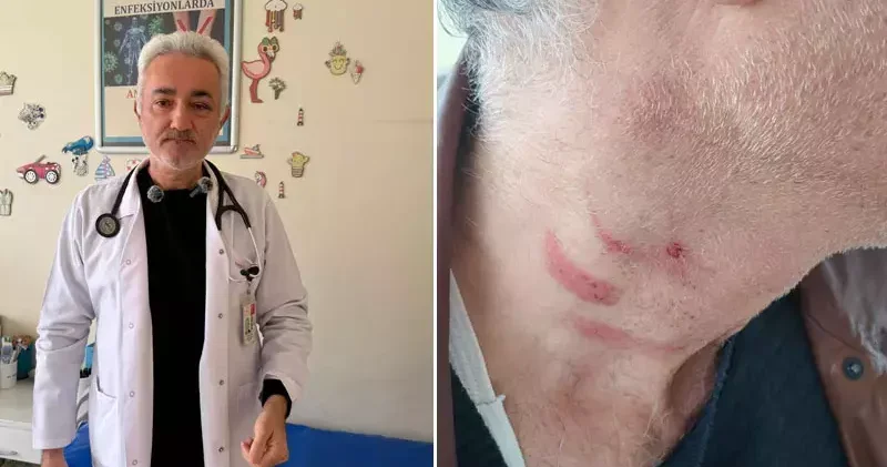 Müezzinin, sıra yüzünden aile hekimini darbettiği iddiası