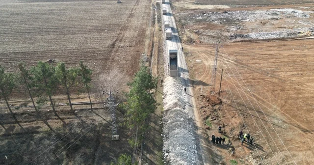 Harran Ovası nda yol çilesi tarihe karışıyor Yarım asırdır özlemle beklenen yol çalışması yapılıyor Şanlıurfa Haberleri