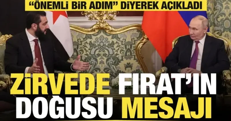 Şara Moskova da! Putin: Fırat’ın doğusunun Şam yönetimine dönmesi önemli bir adım