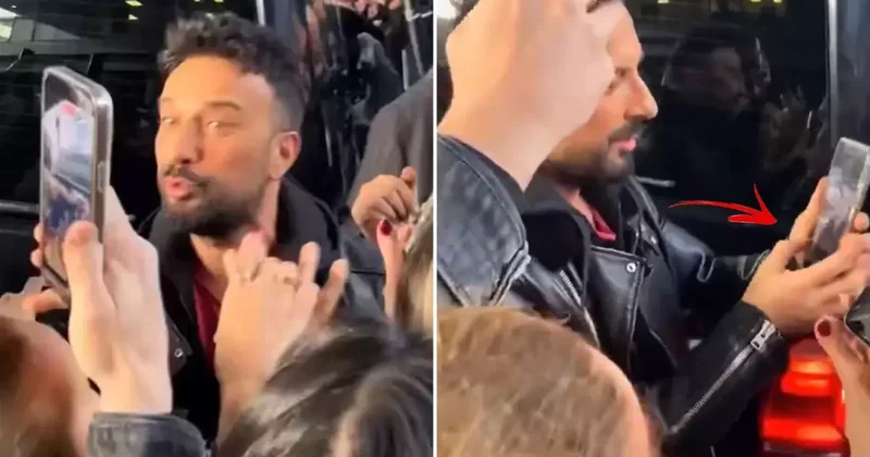 Tarkan ın hayranıyla Bana teyze de diyaloğu gülümsetti! Son hareketi olaya damga vurdu