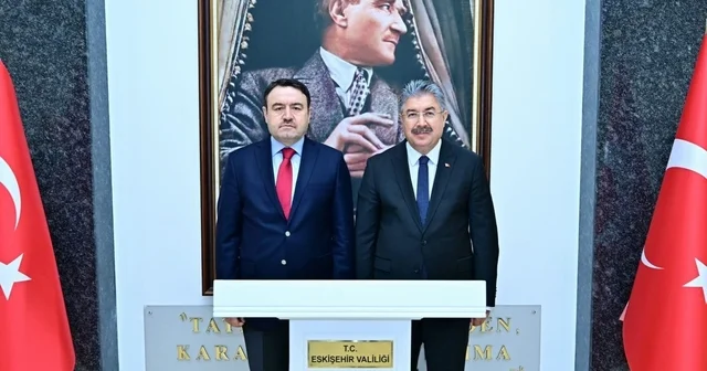 Tebrik ziyaretinde bölgesel iş birliği imkânları ve ortak projeler ele alındı Kütahya Haberleri