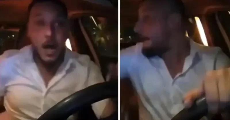 Erkek yolcunun hareketi, taksiciyi çileden çıkardı