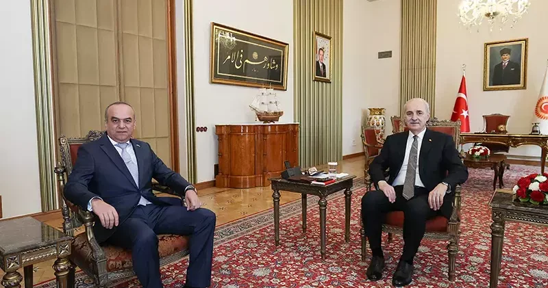 TBMM Başkanı Kurtulmuş, Tacikistan Büyükelçisi İmomi yi kabul etti