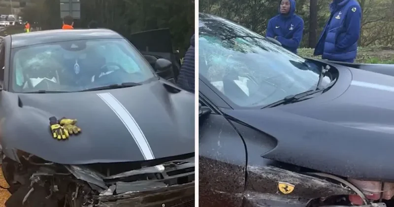 İsmi Fenerbahçe ile anılan Kolo Muani trafik kazası geçirdi