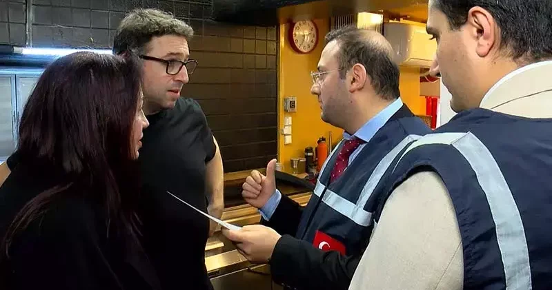 Sarıyer de referans ile müşteri alan hamburgerci denetlendi