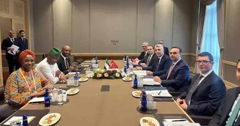 Bakanlar Bolat ve Kacır, Nijerya Sanayi, Ticaret ve Yatırım Devlet Bakanı Enoh ile görüştü