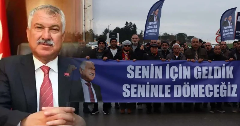 Zeydan Karalar’a destek için Adana’dan Silivri’ye akın ettiler!