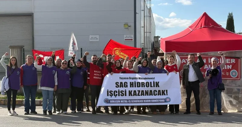 SAG Hidrolik direnişine kadınlardan destek