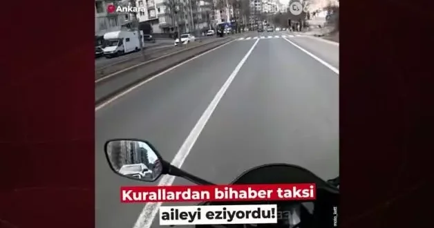 Ankara da korkutan anlar: Yaya geçidinde ölümden kıl payı kurtuldular!