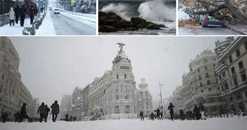 Kristin Fırtınası İspanya ve Portekiz e felaketi yaşatıyor: Ülke karanlığa gömüldü ölüler var Dünya Haberleri