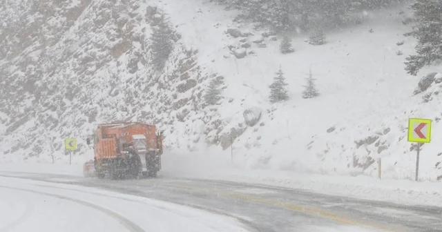 Antalya Konya kara yolunda kar yağışı aralıklarla devam ediyor Antalya Haberleri