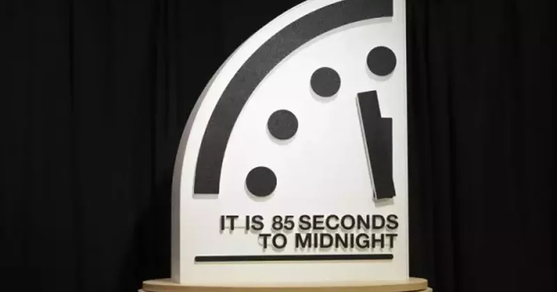 Tehlike çanları çalıyor: Kıyamet saati güncellendi! Gece yarısına 85 saniye