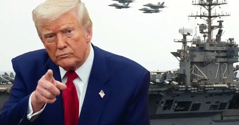 Trump açık açık savaş ilan etti: Muhteşem bir donanmamız daha bölgeye ilerliyor