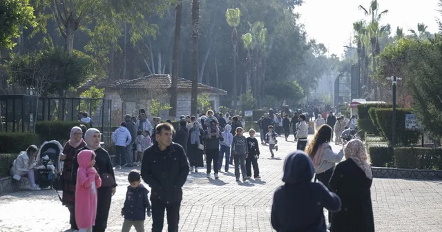 Tarsus Doğa Parkı yarıyıl tatilinde binlerce ziyaretçiyi ağırlıyor Mersin Haberleri