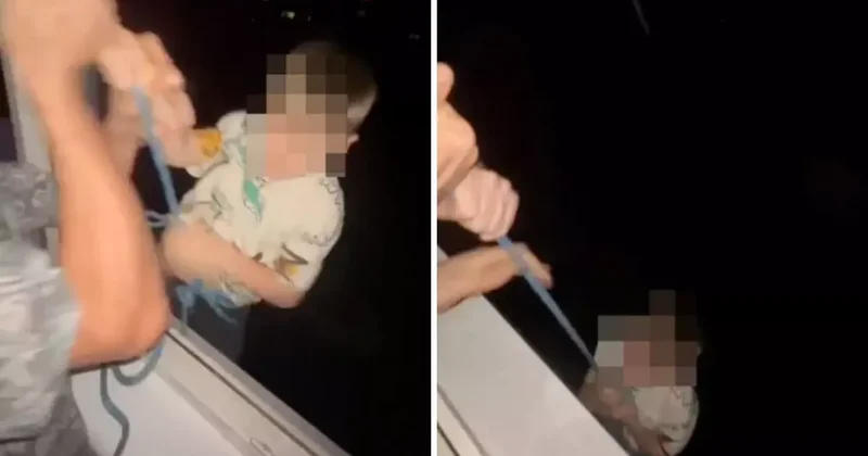 Alkollü baba dehşeti: Küçük çocuğunu ipe bağlayıp 7. kattan aşağı sarkıttı