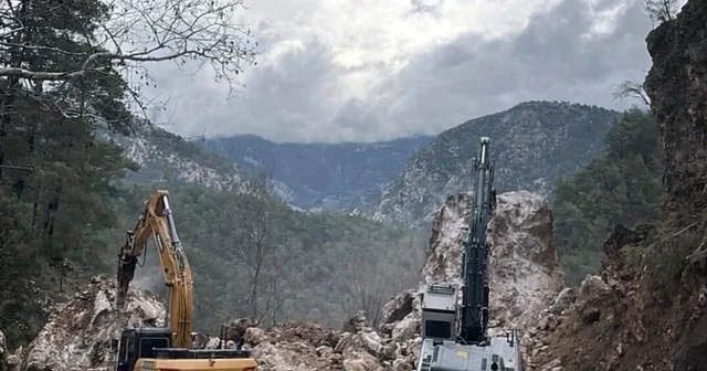 Heyelan su isale hatlarına zarar verdi Muğla Haberleri