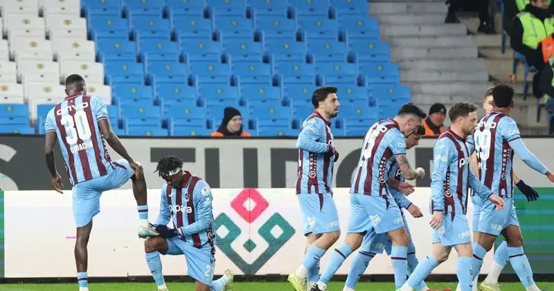 Trabzonspor sahasında kazanarak zirve takibini sürdürdü