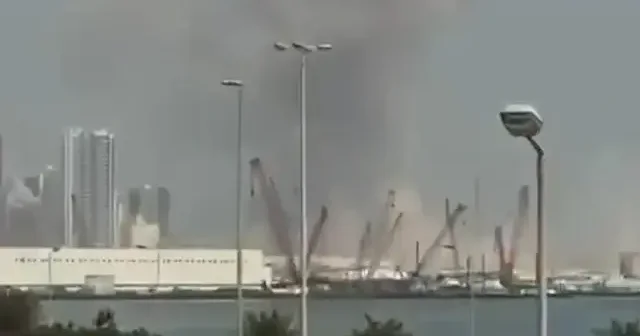 İran Bahreyn deki ABD üssünü bombaladı VİDEO İZLE