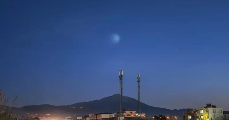 Hatay da Füze Görüntüleri
