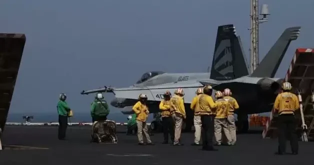 ABD, İran a yapılan saldırının görüntülerini paylaştı!