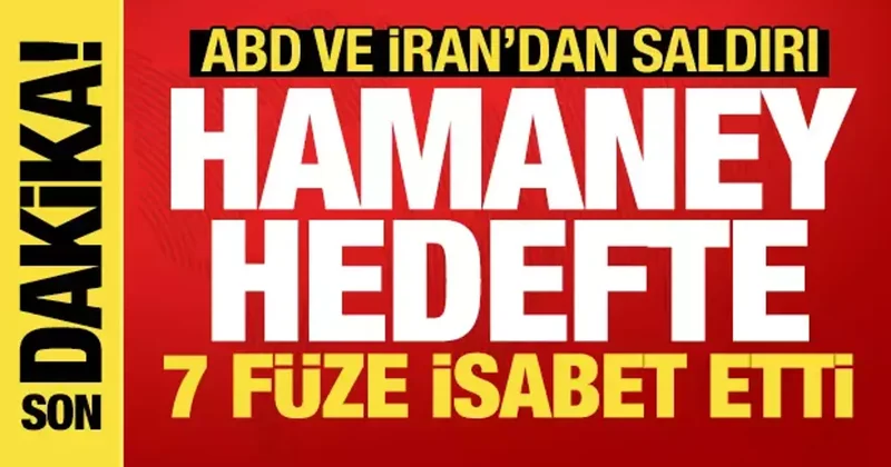 ABD ve İsrail den İran a saldırı: Hamaney in konutunun yakınına 7 füze isabet etti