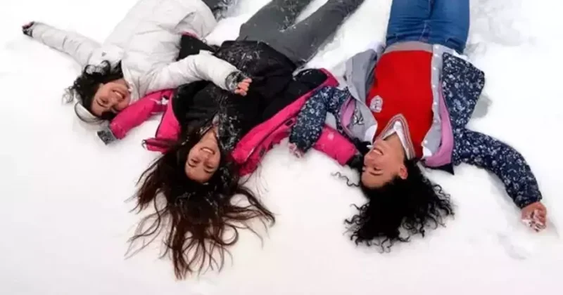 Bir ilimizde hafta sonu eğitimlerine kar engeli