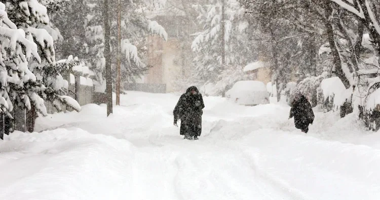 Bahar havası bitti! Kara kış geri döndü