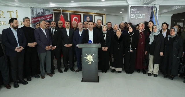 Van ve Hakkari de AK Parti teşkilatlarından 28 Şubat açıklaması Hakkari Haberleri