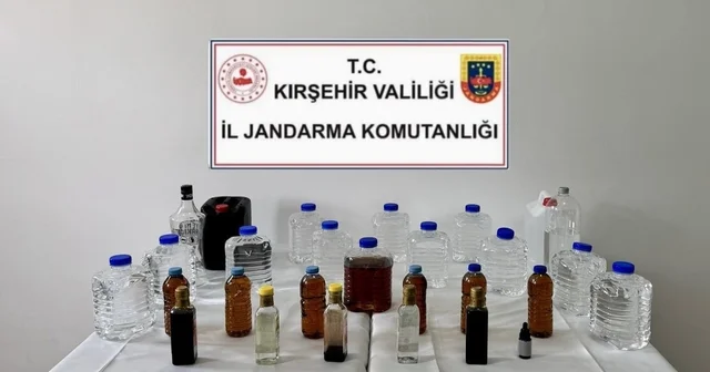 Kırşehir de kaçak alkol operasyonu Kırşehir Haberleri